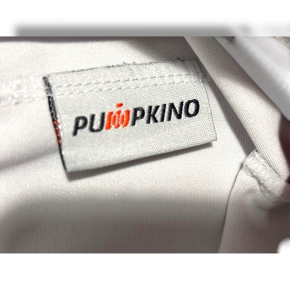 Pumpkino Shiny Silver Retro Inspired Elastic Waist Front Pockets Shorty Shorts - Picture 3 of 16